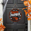 Oregon State University Halloween Round Door Decor with Hanging Rope, 18x18
