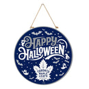 Toronto Maple Leafs Halloween Round Door Decor with Hanging Rope, 18x18