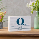 Coastal Wooden Plock Monogram Captain 12x8" Q Q