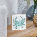 Coastal Wooden Plock Salty Crab 6"