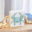 Coastal Wooden Plock Salty Crab 6"
