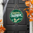 University of South Florida Halloween Round Door Decor with Hanging Rope, 18x18