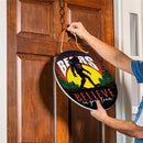 Chicago Bears Bigfoot Round Door Decor with Hanging Rope, 18x18