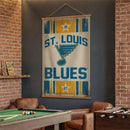 St Louis Blues, Canvas Wall Tapestry, Large, 54x36