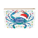 Coastal Wooden Plock Santa Crab 12x8"