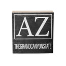 State Wooden Plock Arizona 6x6"