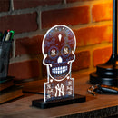 New York Yankees Sugar Skull Baseball LED Tabletop Decor