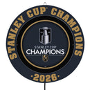 Vegas Golden Knights 2026 Stanley Cup Champions LED Round Metal Lite Sign