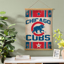 Chicago Cubs, Canvas Wall Tapestry, Medium, 36x24
