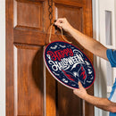 Washington Capitals Halloween Round Door Decor with Hanging Rope, 18x18