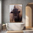 Hillside Pasture Indoor Wall Decor Canvas Tapestry, Bison 52"X 36" Canvas Tapestry