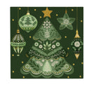 Shades of Emerald Christmas Tree Wall Decor, 12"x12"