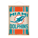 Miami Dolphins, Canvas Wall Tapestry, Large, 54x36