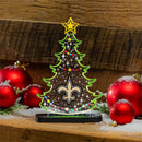 New Orleans Saints NFL Football Holiday Tree Desklite LED Decor