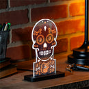 Baltimore Orioles Baseball Sugar Skull Desklite LED Decor
