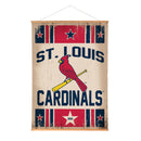 St Louis Cardinals, Canvas Wall Tapestry, Large, 54x36