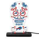 Buffalo Bills NFL Football Sugar Skull Desklite LED Decor