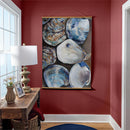 Seaside Retreat Indoor Wall Decor Canvas Tapestry, Shells 52"X 36" Canvas Tapestry