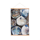Seaside Retreat Indoor Wall Decor Canvas Tapestry, Shells 36"x24" Canvas Tapestry