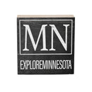 State Wooden Plock Minnesota 6x6"