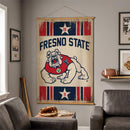 Fresno State, Canvas Wall Tapestry, Large, 54x36