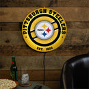 Pittsburgh Steelers, Metal Lite, Round