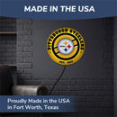 Pittsburgh Steelers, Metal Lite, Round