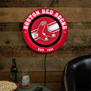 Boston Red Sox, Metal Lite, Round