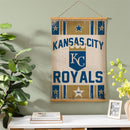 Kansas City Royals, Canvas Wall Tapestry, Medium, 36x24