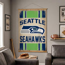 Seattle Seahawks, Canvas Wall Tapestry, Large, 54x36