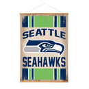 Seattle Seahawks, Canvas Wall Tapestry, Large, 54x36