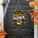 University of Missouri Halloween Round Door Decor with Hanging Rope, 18x18