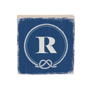 Coastal Wooden Plock Monogram Nautical 6" R R
