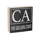 State Wooden Plock California 6x6"