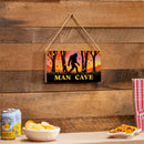 High Country Bigfoot Hanging Sign, "Man Cave", 11"x6"