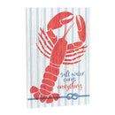 Coastal Wooden Wall Art Salt Water Lobster 16x24"
