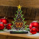 Washington Commanders NFL Football Holiday Tree Desklite LED Decor