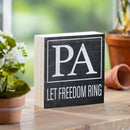 State Wooden Plock Pennsylvania 6x6"