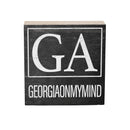 State Wooden Plock Georgia 6x6"