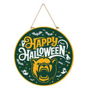 Baylor University Halloween Round Door Decor with Hanging Rope, 18x18
