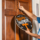 University of Tennessee Halloween Round Door Decor with Hanging Rope, 18x18