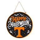 University of Tennessee Halloween Round Door Decor with Hanging Rope, 18x18