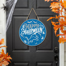 Detroit Lions Halloween Round Door Decor with Hanging Rope, 18x18