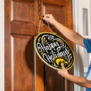 University of Iowa Holiday Round Door Decor with Hanging Rope, 18x18