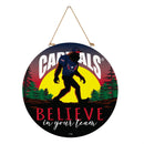 Washington Capitals Bigfoot Round Door Decor with Hanging Rope, 18x18