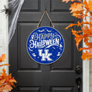 University of Kentucky Halloween Round Door Decor with Hanging Rope, 18x18