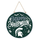 Michigan State University Halloween Round Door Decor with Hanging Rope, 18x18