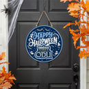 Old Dominion University Halloween Round Door Decor with Hanging Rope, 18x18
