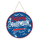 Buffalo Bills Halloween Round Door Decor with Hanging Rope, 18x18