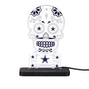 Dallas Cowboys NFL Football Sugar Skull Desklite LED Decor